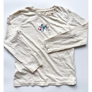 Girl's Kith Long Sleeve Floral Logo T-shirt Size 8/9